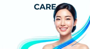 시술 후 밝게 웃는 모습과 케어 컨셉
